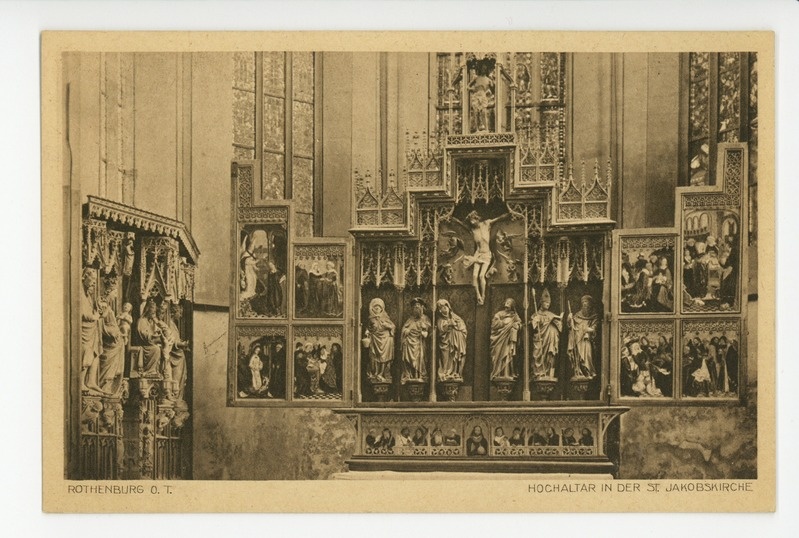 Hochaltar in der Jakobskirche Rothenburg, um 1466