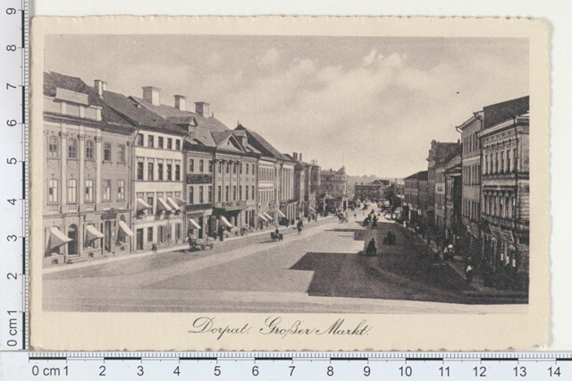 Dorpat (Tartu), market