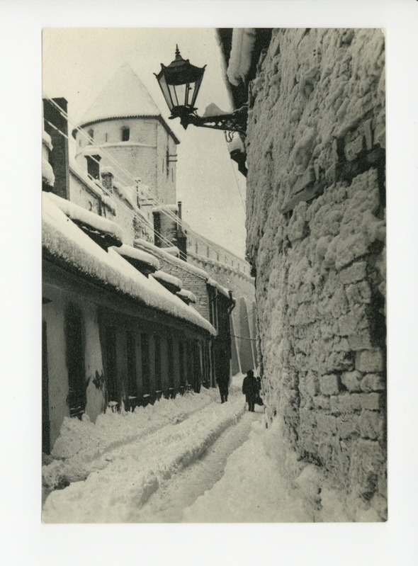 Tallinn, Müürivahe tänav talvel, 1973