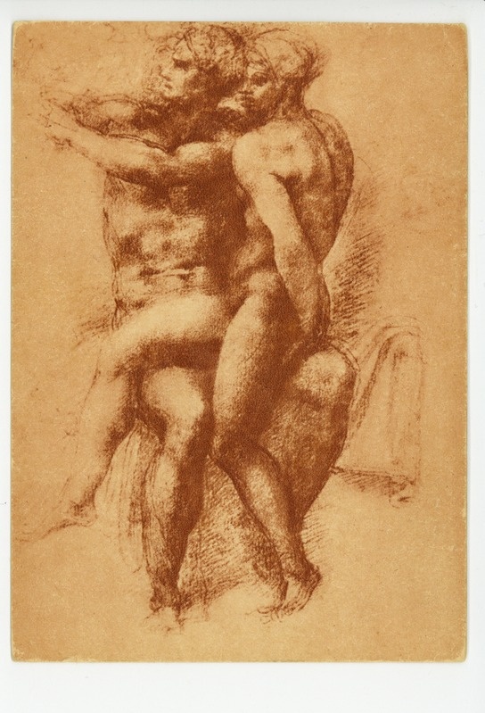 Michelangelo (1475-1564), Studie zu Adam und Eva