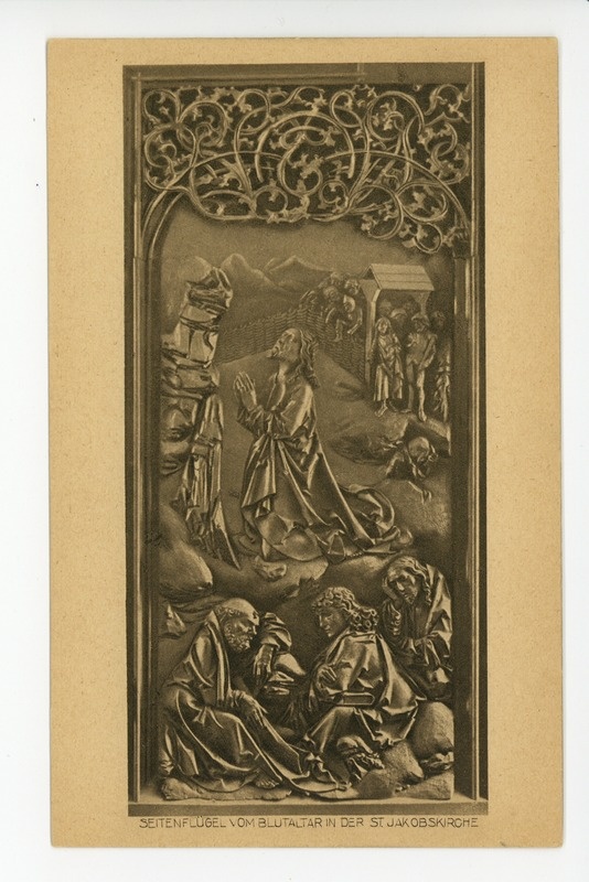 Seitenflügel vom Blutaltar in der Jakobskirche Rothenburg, (Tilman Riemenschneider), um 1500-1505