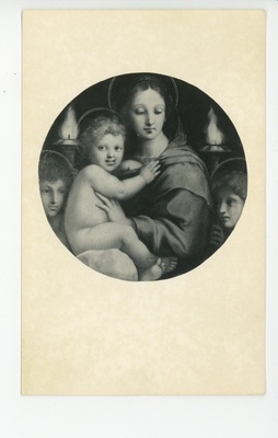 Raphael (1483–1520), Madonna of the Candelabra, ca 1513  duplicate photo