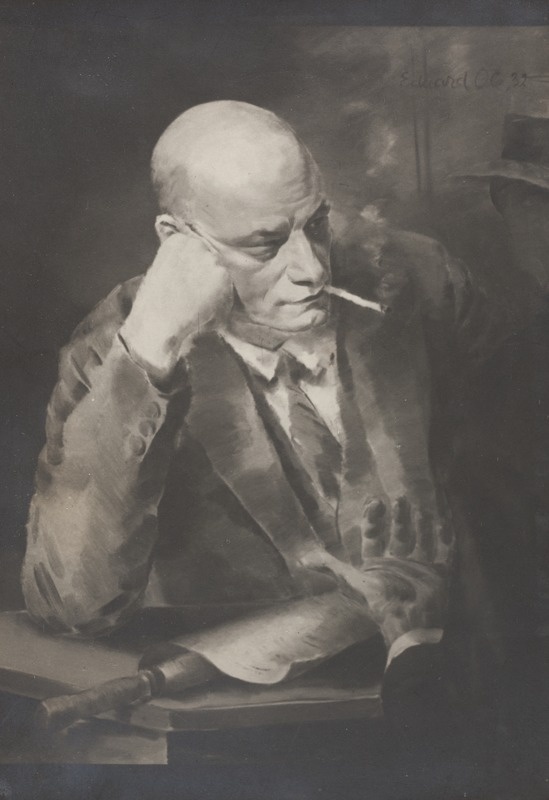 August Gailit, foto Eduard Ole maalist