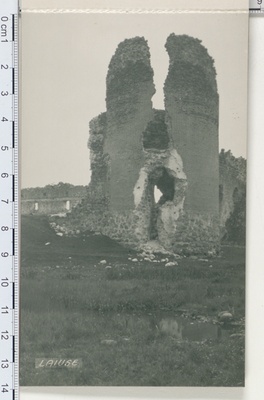 Ruins of the width of the castle  duplicate photo