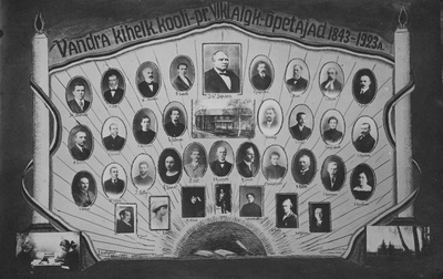 Vändra kihelkonna 6. klassi algkooli õpetajad a. 1843-1923  duplicate photo