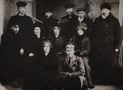 Rühm Peterburi eesti haritlasi 1911. või 1912. a  duplicate photo