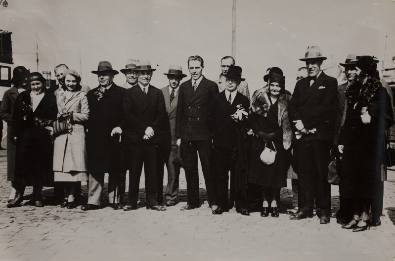 Soome kirjanike küllasaabumine Tallinna sadamas 29. mail 1931