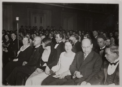Marie Underi 50 aasta juubeliaktus Estonia kontserdisaalis, 30.03.1933  duplicate photo