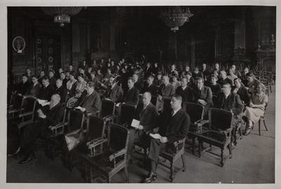 II Eesti-Soome ajaloolaste päevade avakoosolek 31. mail 1936 Helsingis Säätytalos  duplicate photo