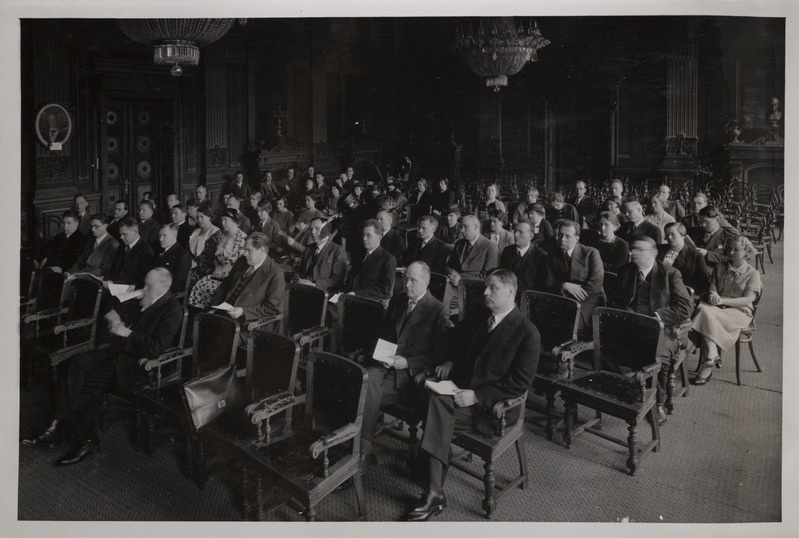 II Eesti-Soome ajaloolaste päevade avakoosolek 31. mail 1936 Helsingis Säätytalos