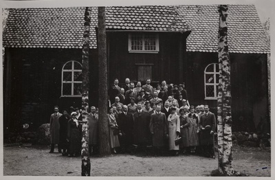II Eesti-Soome ajaloolaste päevadest osavõtjad Seurasaarel 31. mail 1936  duplicate photo