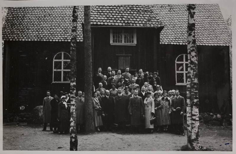 II Eesti-Soome ajaloolaste päevadest osavõtjad Seurasaarel 31. mail 1936