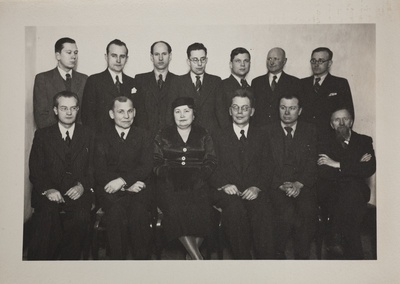 Koos leedu kirjanikega Kaunases 17. veebruaril 1938  duplicate photo