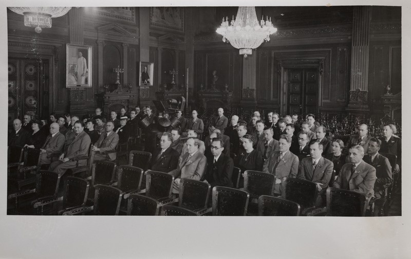Eesti-Soome rahvuslike teaduste uurijate kongressi avakoosolek Helsingis 1. juunil 1939