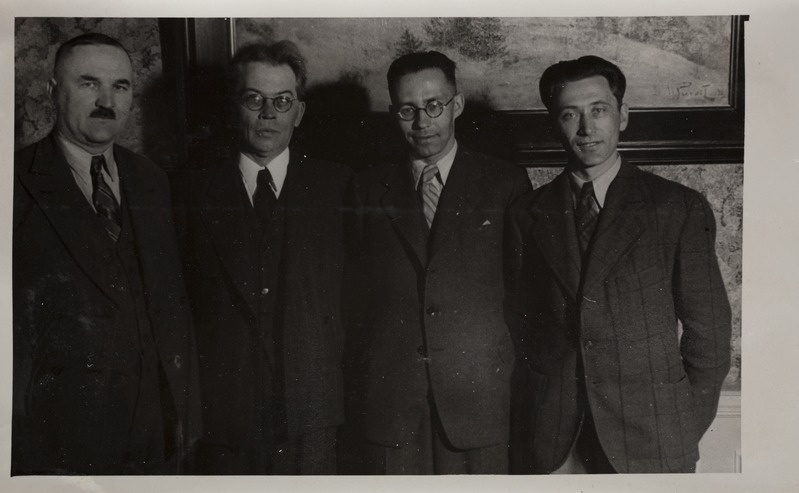 Koos läti ja leedu kirjanikega Riias 31. mail 1940
