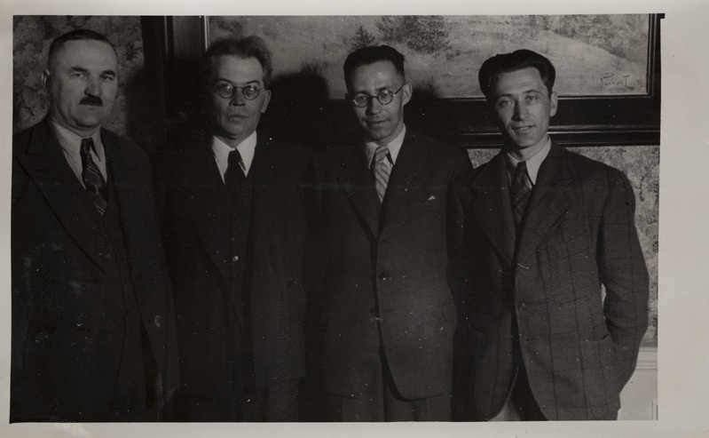 Koos läti ja leedu kirjanikega Riias 31. mail 1940