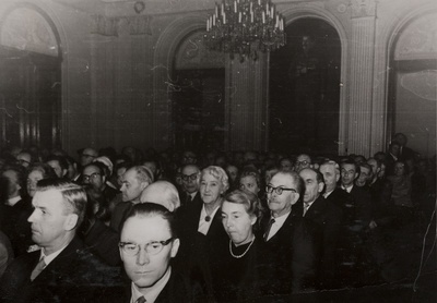 Hans Kruusi 70 aasta juubeliaktus Teaduste Akadeemia presiidiumi saalis  duplicate photo