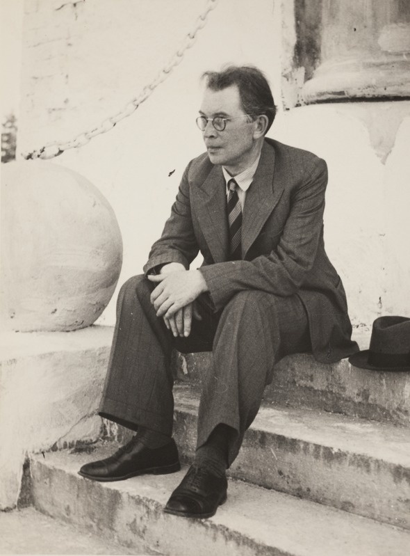 Friedebert Tuglas Ahjal Härravariku kabeli trepil 1938