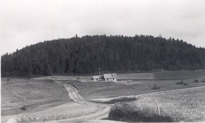 Photo postcard. Haanja. View of the Great Munamäe on the south.  similar photo