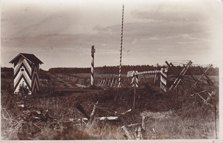 Estonian-russian border. Komarovka