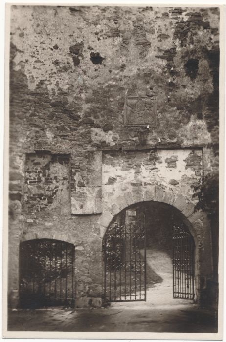 Photo postcard. The main gate of the bishop. Photo: o. Haidak.