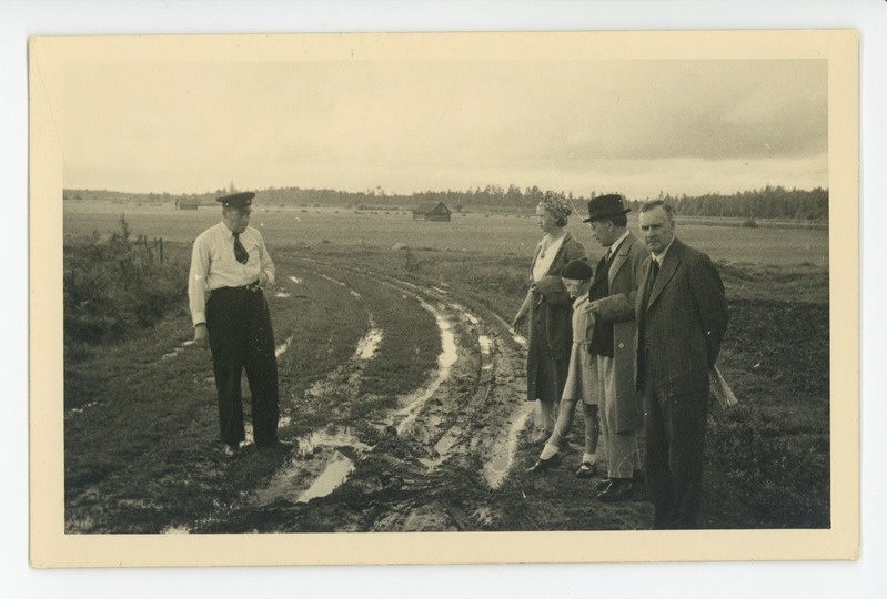 Krivasoo taga maanteel, suvel 1937