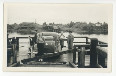 Pljussa jõel, suvel 1937  duplicate photo