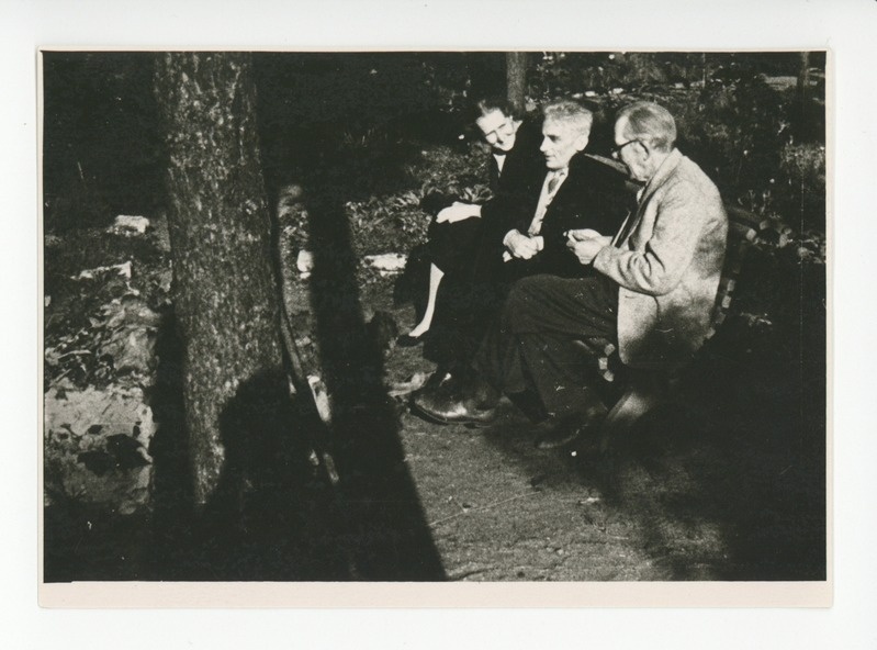 Friedebert Tuglas ja perekond Reimann 1960