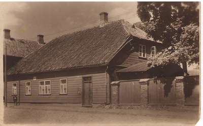 Postcard. Võru. Kreutzwald's house. 1929.  duplicate photo