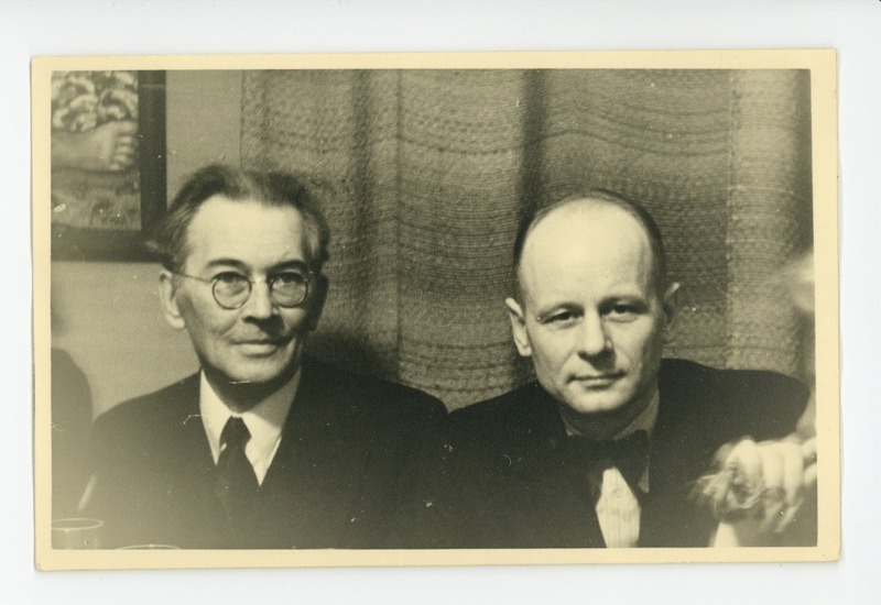 Friedebert Tuglas ja Karl Selistemägi, 1947