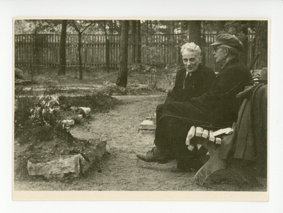 Villem Reimann, Friedebert Tuglas aias, 1959  similar photo