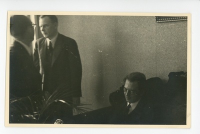 Eduard Ole, Peeter Kurvits, Friedebert Tuglas, 1938  duplicate photo
