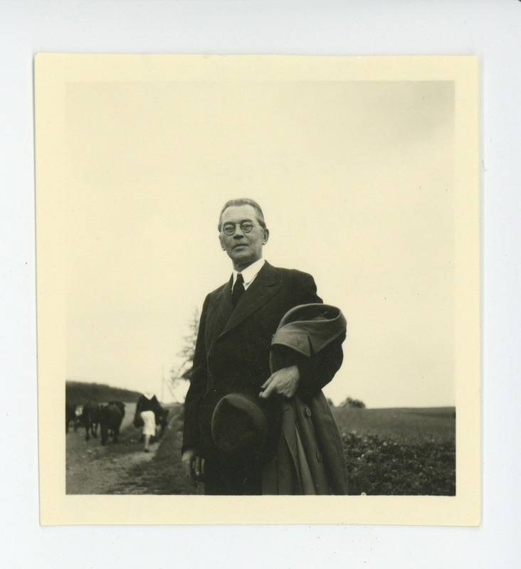 Friedebert Tuglas Tamme sõidul ja Tamme maastikul, 08.1940