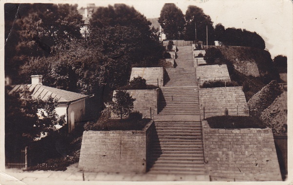 Narva. Stone staircase