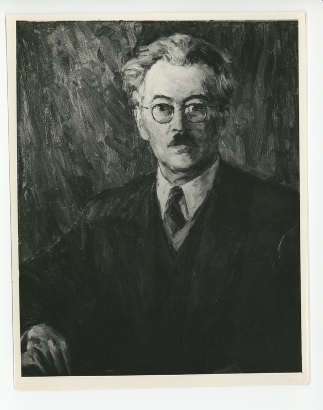 Voldemar Väli "Friedebert Tuglase portree", kevad 1947