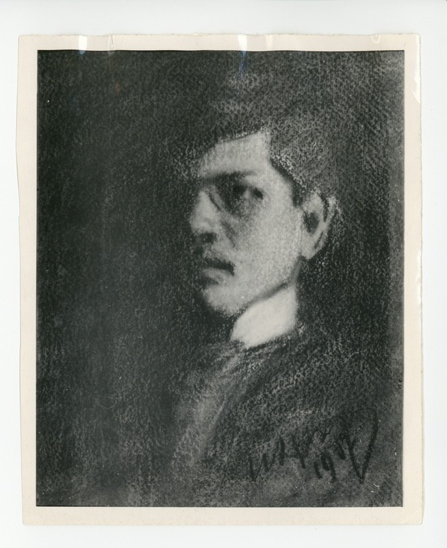 Ants Laikmaa pastell "Friedebert Tuglas", 1907