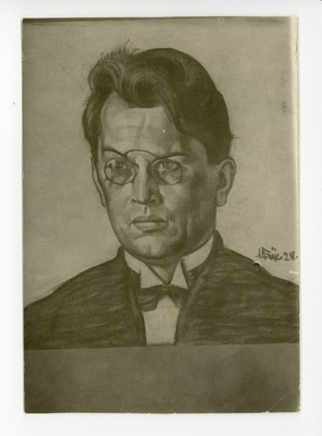 Nikolai Triik. "Friedebert Tuglas.", 1928  duplicate photo