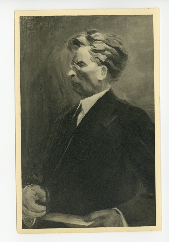 Foto Eduard Ole maalist Friedebert Tuglase portree, 1934