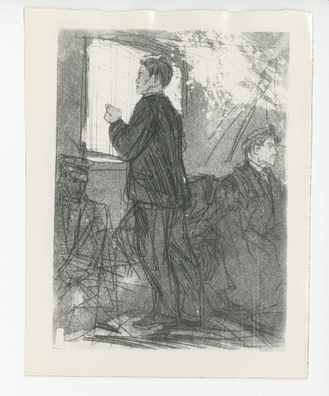 Evald Okas "Friedebert Tuglas Toompea vanglas 1906"