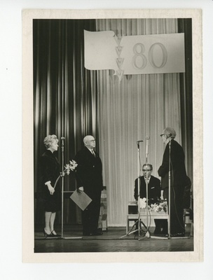Friedebert Tuglast tervitab Johan Eichfeld  duplicate photo