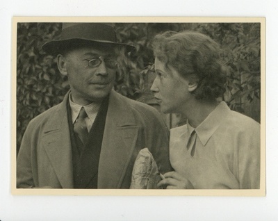 Friedebert Tuglas ja Elo Tuglas Haapsalus, 1935  duplicate photo