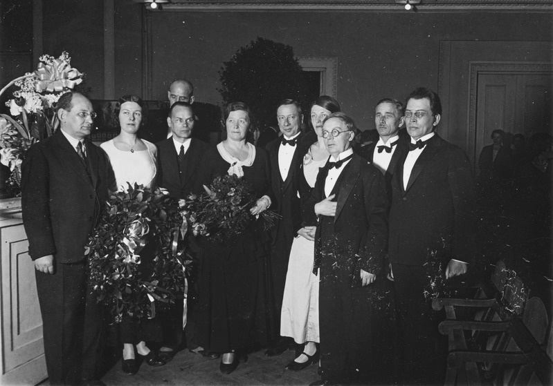 Marie Underi 50 aasta juubeliaktusel Estonia kontserdisaalis, 30.03.1933