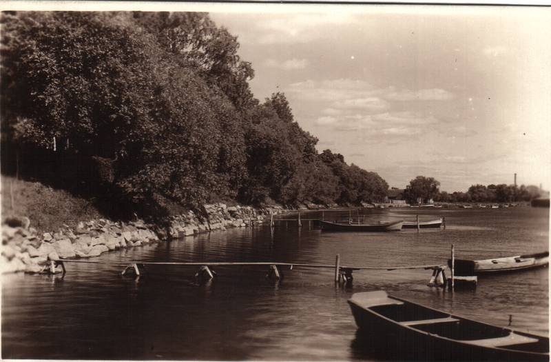 Photo. Võru. Park on the shore of Tamula. 1928.