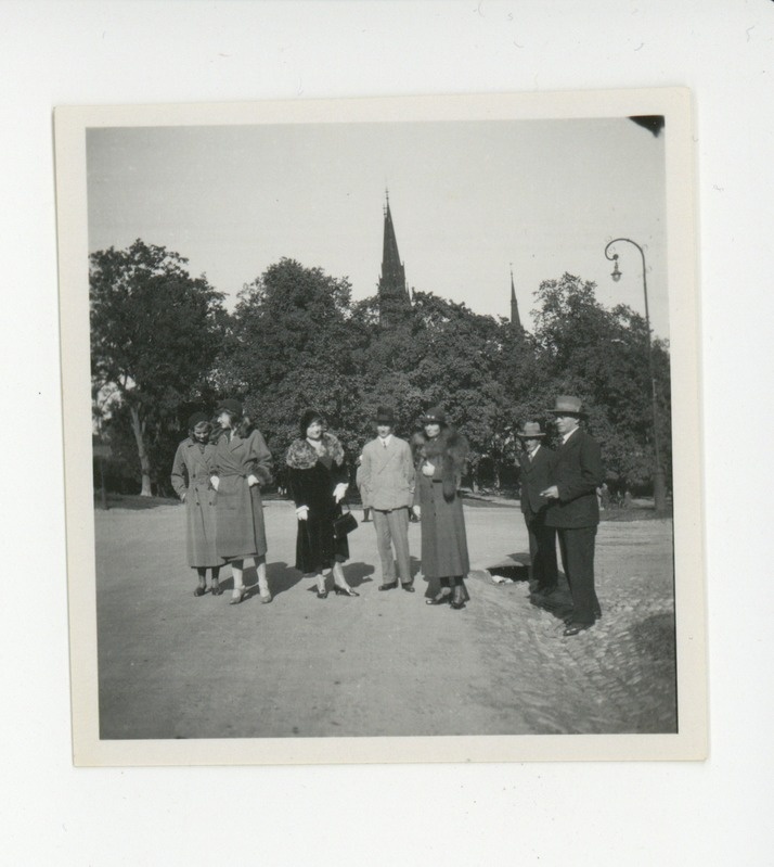 Reisiseltskond Uppsala linnas, 1931