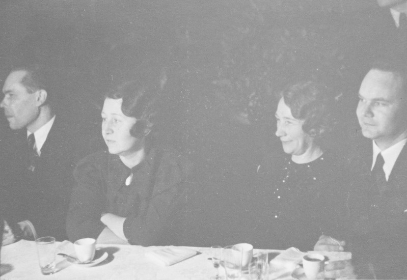 Bankett Sinimandrias 2. märtsil 1936