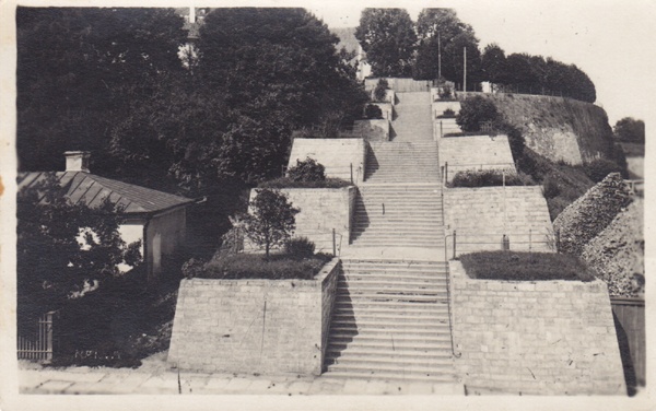 Narva. Stone staircase