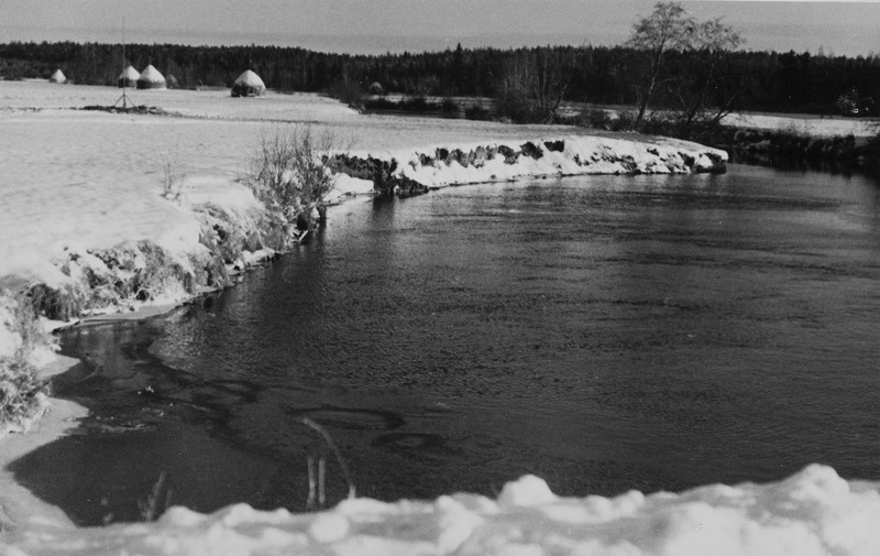 Ahja jõgi talvel