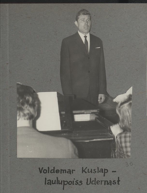 Voldemar Kuslap - laulupoiss Udernast