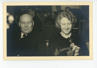 Aleksander Tõnisson ja Selma Kurvits Sinimandrias 02.03.1936  duplicate photo