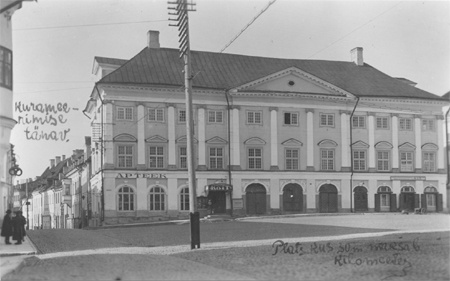 Narva. Stock Exchange building on Raekoja Square